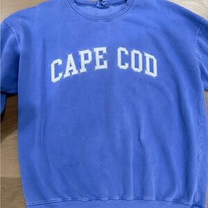 Next Level Apparel Blue Crewneck Sweater